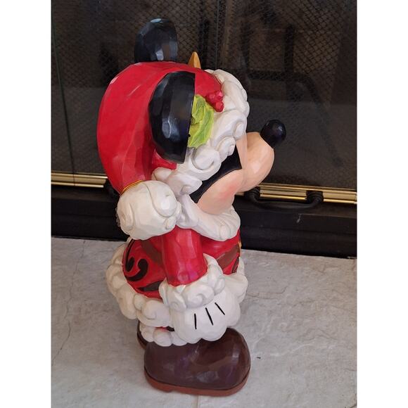 JIM SHORE 17” inch Mickey Mouse Old St. Mick Christmas Holiday Greeter By Disney - Picture 12 of 13